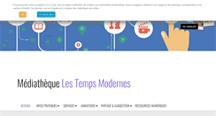 Desktop Screenshot of les-temps-modernes.org